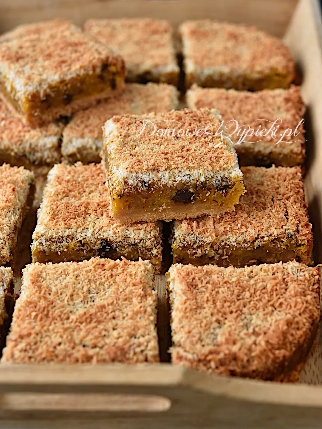 Kostka dyniowo- jabłkowa z kokosem