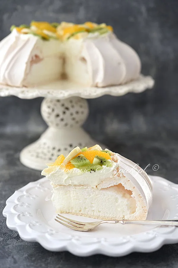 Pavlova z kremem mascarpone