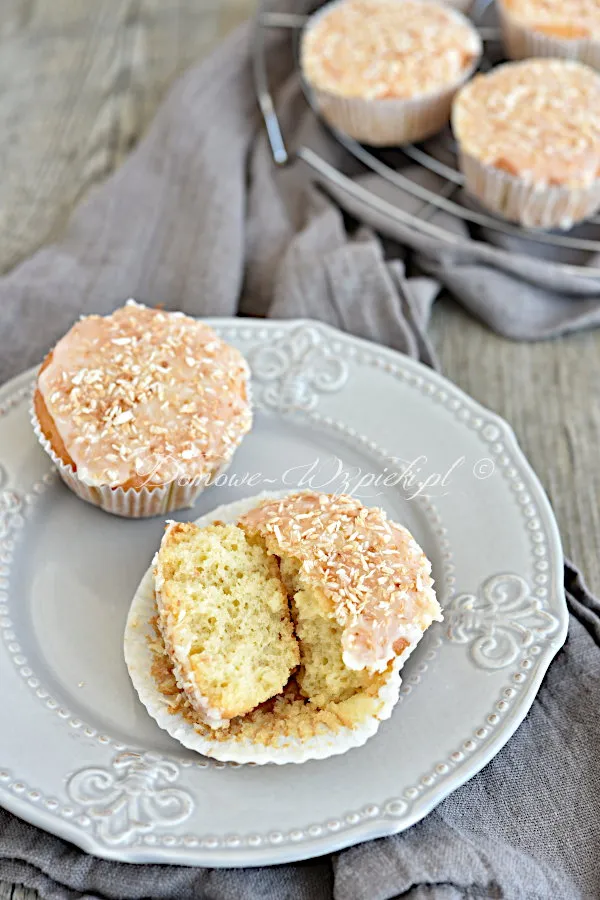 Muffinki kokosowe bez glutenu i laktozy