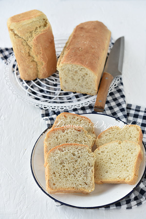 Najprostszy chleb pszenny na drożdżach