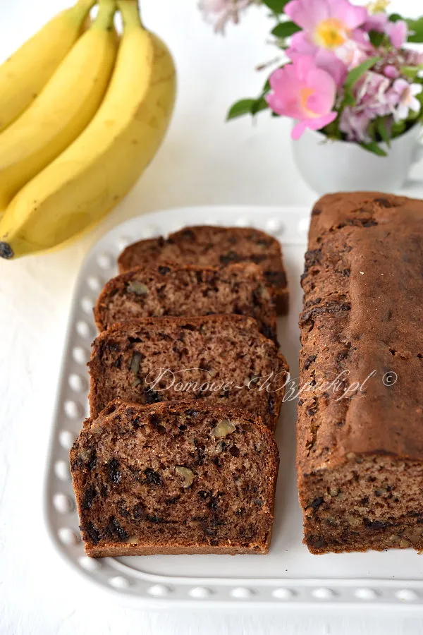 Bezglutenowy chlebek bananowy