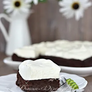 Brownies z kremem mascarpone (low carb, keto)