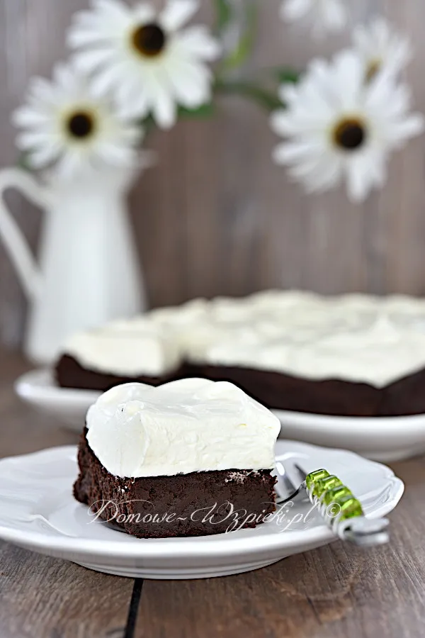 Brownies z kremem mascarpone (low carb, keto)