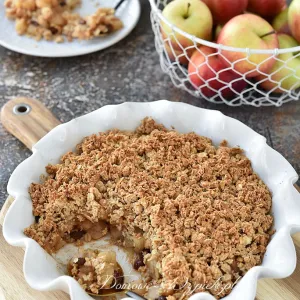 Crumble z jabłkami (wegańskie)