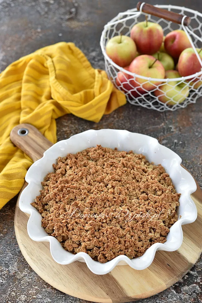 Crumble z jabłkami (wegańskie)