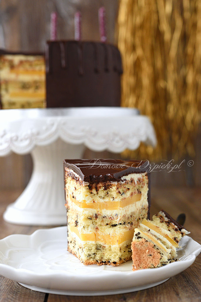 Tort ajerkoniakowo- czekoladowy