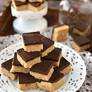 Kostki z masła orzechowego (Peanut Butter Bars)