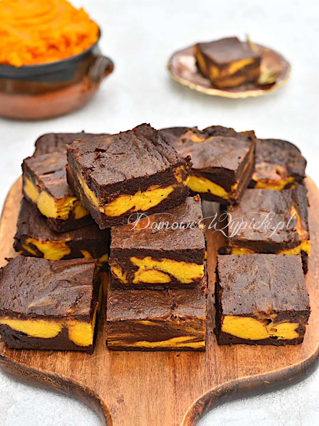 Keto sernikobrownie z dynią