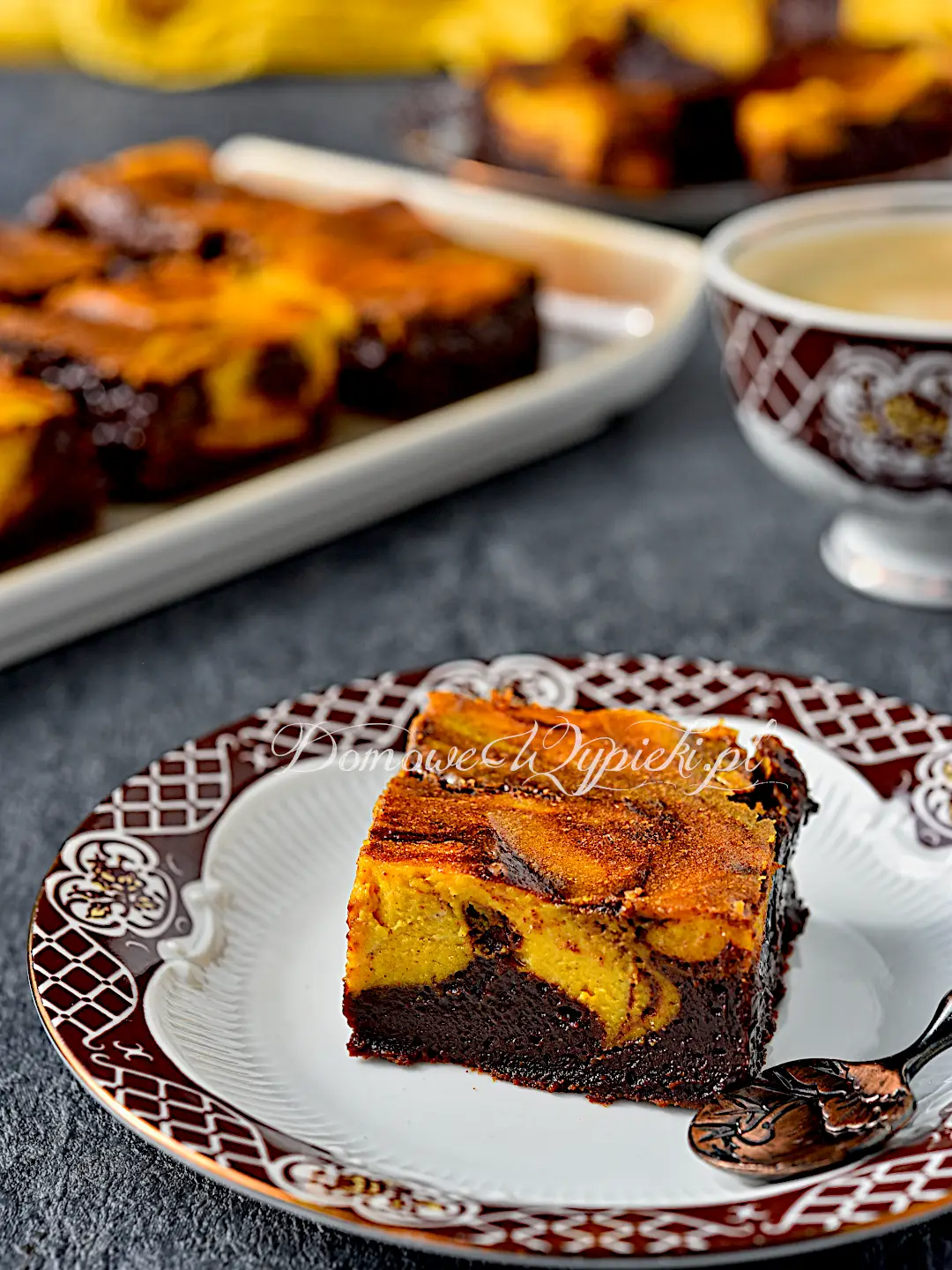 Sernikobrownie z dynią Sernikobrownie z dynią