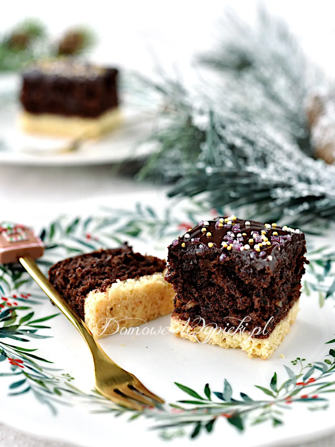 Ciasto korzenne na kruchym spodzie Ciasto korzenne na kruchym spodzie