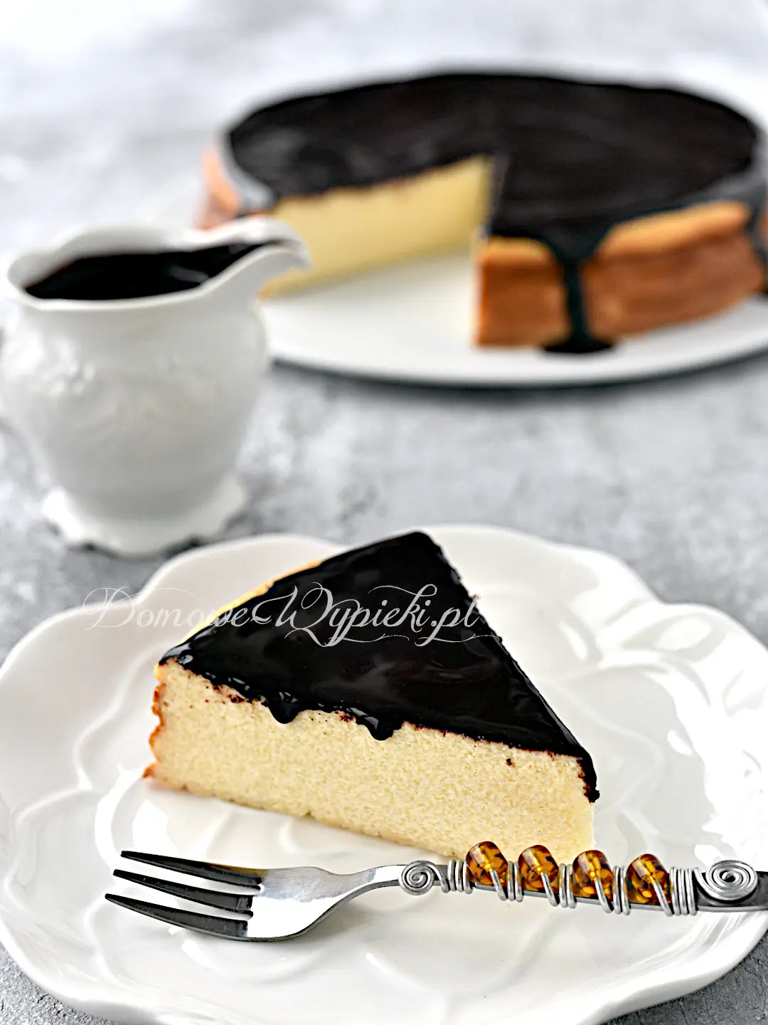 Sernik z kaszą manną bez spodu