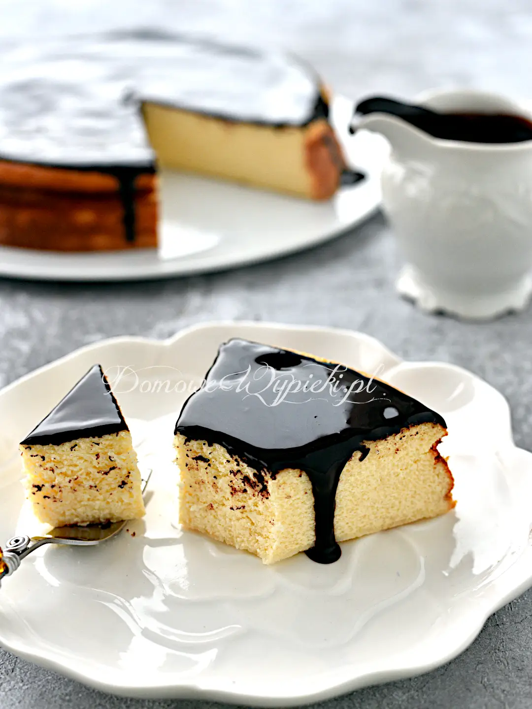 Sernik z kaszą manną bez spodu