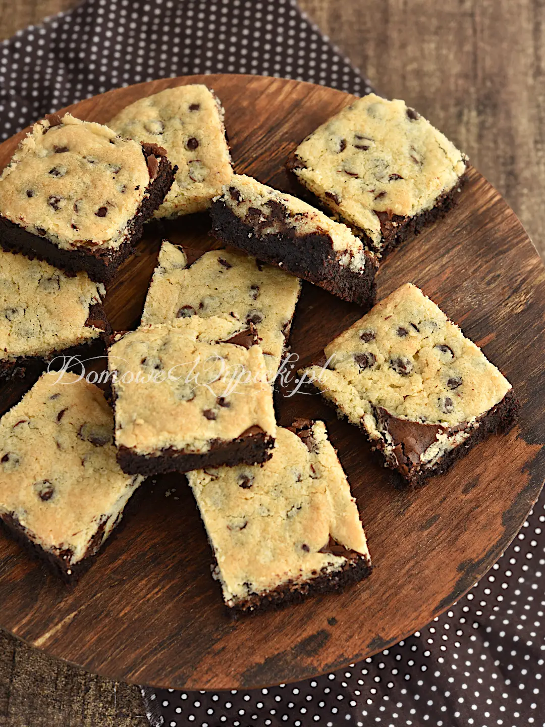 Bezglutenowe brookie - brownie z ciasteczkami