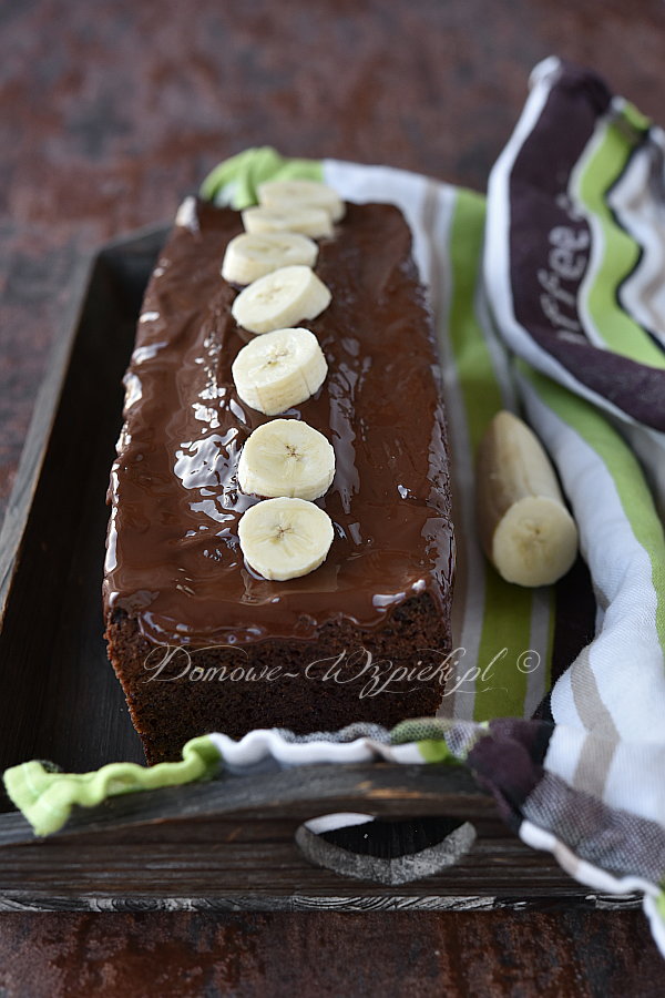 Ciasto czekoladowo- bananowe