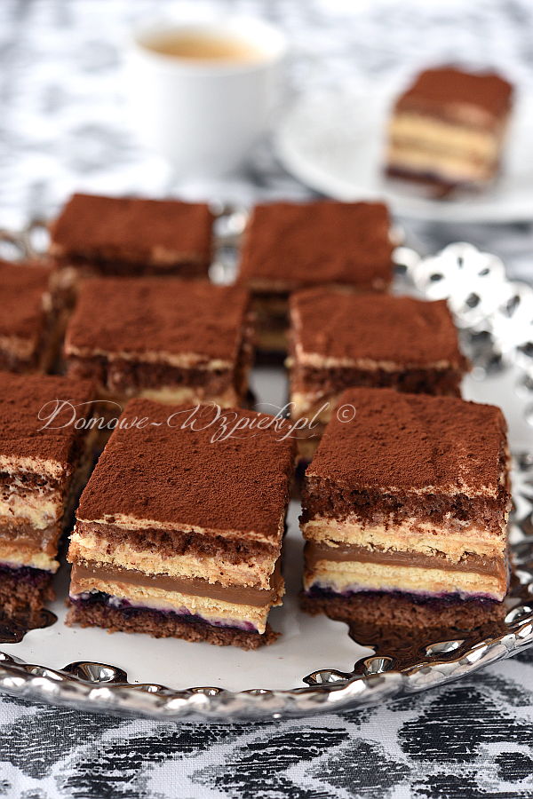 Ciasto krówkowo- kakaowe