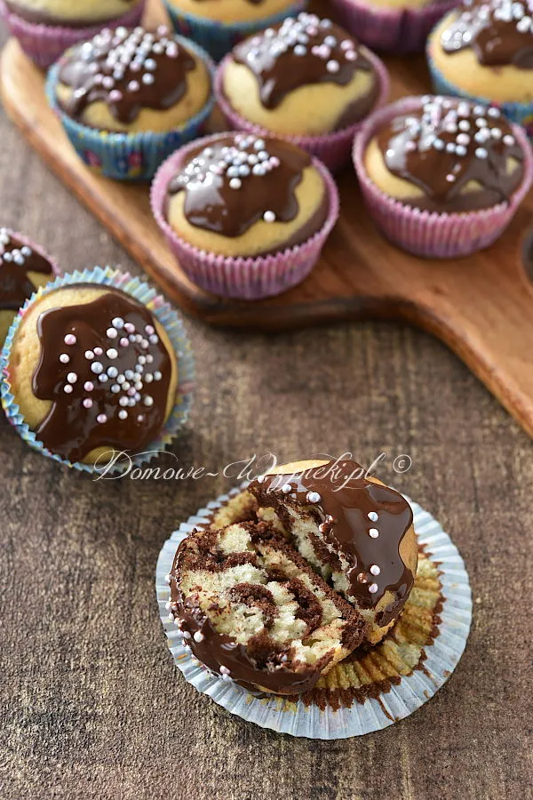 Muffinki marmurkowe