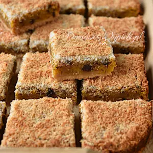 Kostka dyniowo- jabłkowa z kokosem