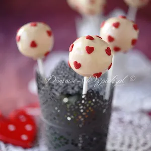 Walentynkowe cake pops