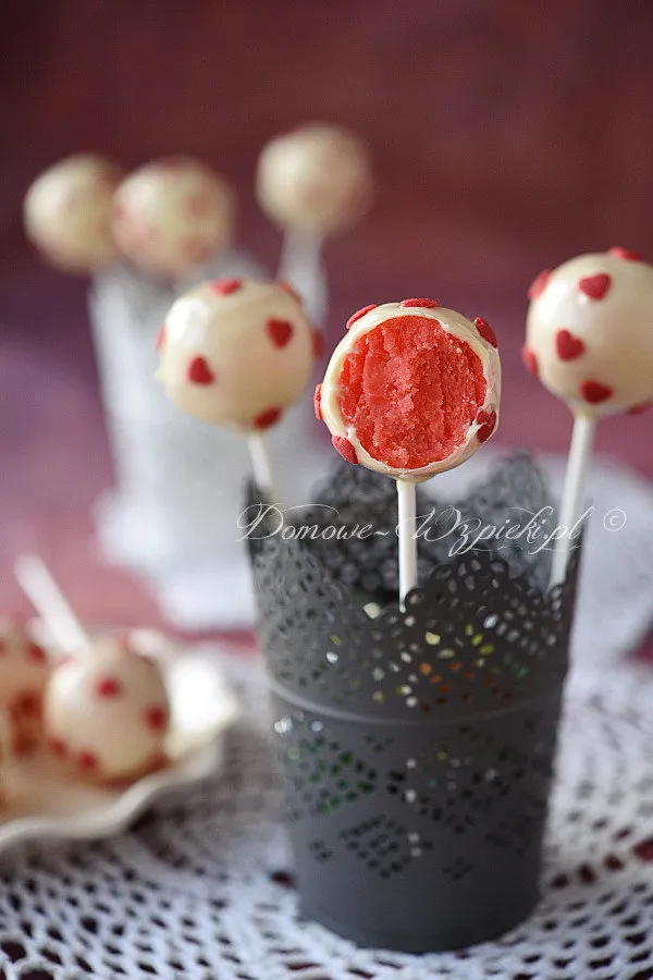 Walentynkowe cake pops