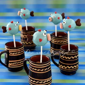 Cake pops ryby