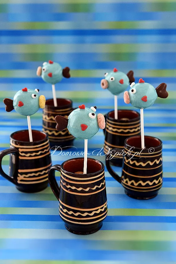 Cake pops ryby