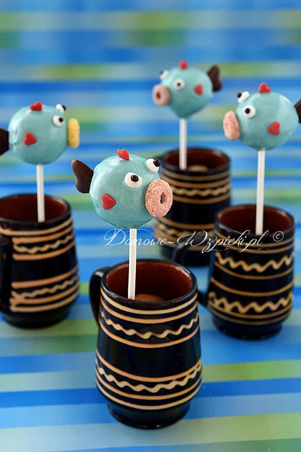 Cake pops ryby