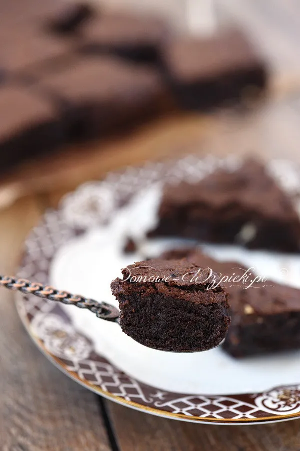 Potrójnie czekoladowe brownies