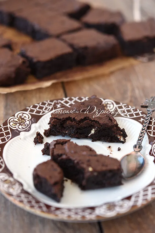 Potrójnie czekoladowe brownies