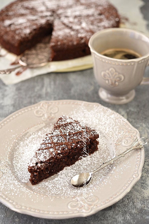 Ciasto czekoladowo- orzechowe bez mąki