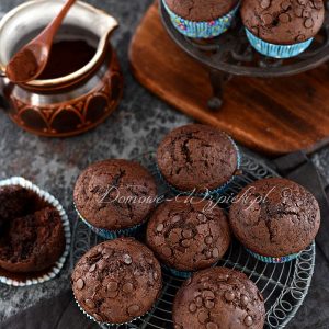 Muffinki czekoladowe na maślance